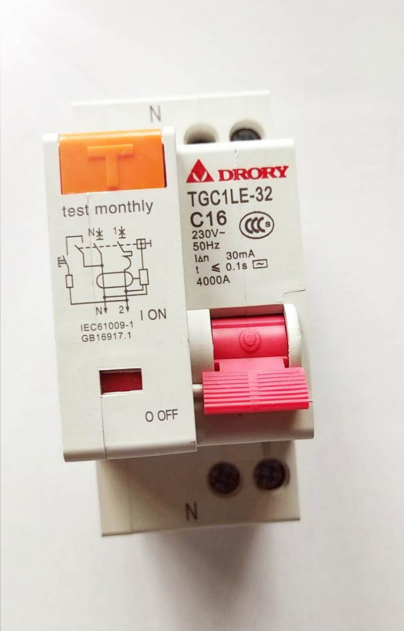 TGC1LE-32 1P+N 6A 10A 16A 20A 25A 32A漏电断路器